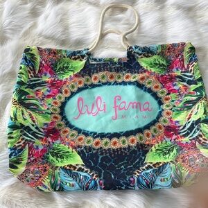 Luli Fama Tropical Multicolor Tote